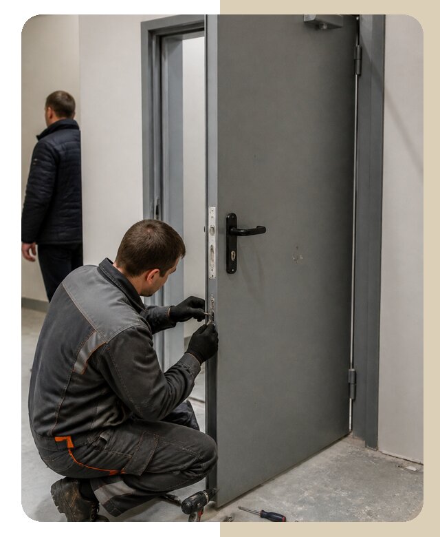 Ремонт противопожарной двери в Чернушке по цене 6601 р. | ДвериЛегко-Чрш